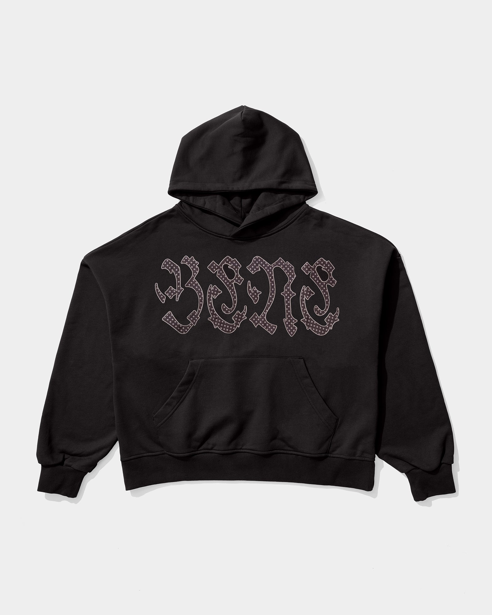 Star Polka Dot Hoodie (Black)