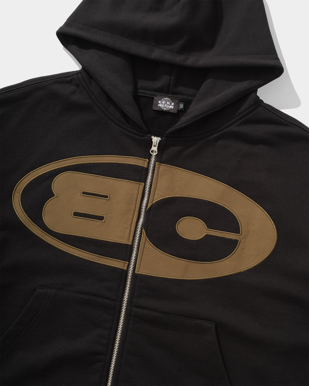 Domino Zip Hoodie (Black)