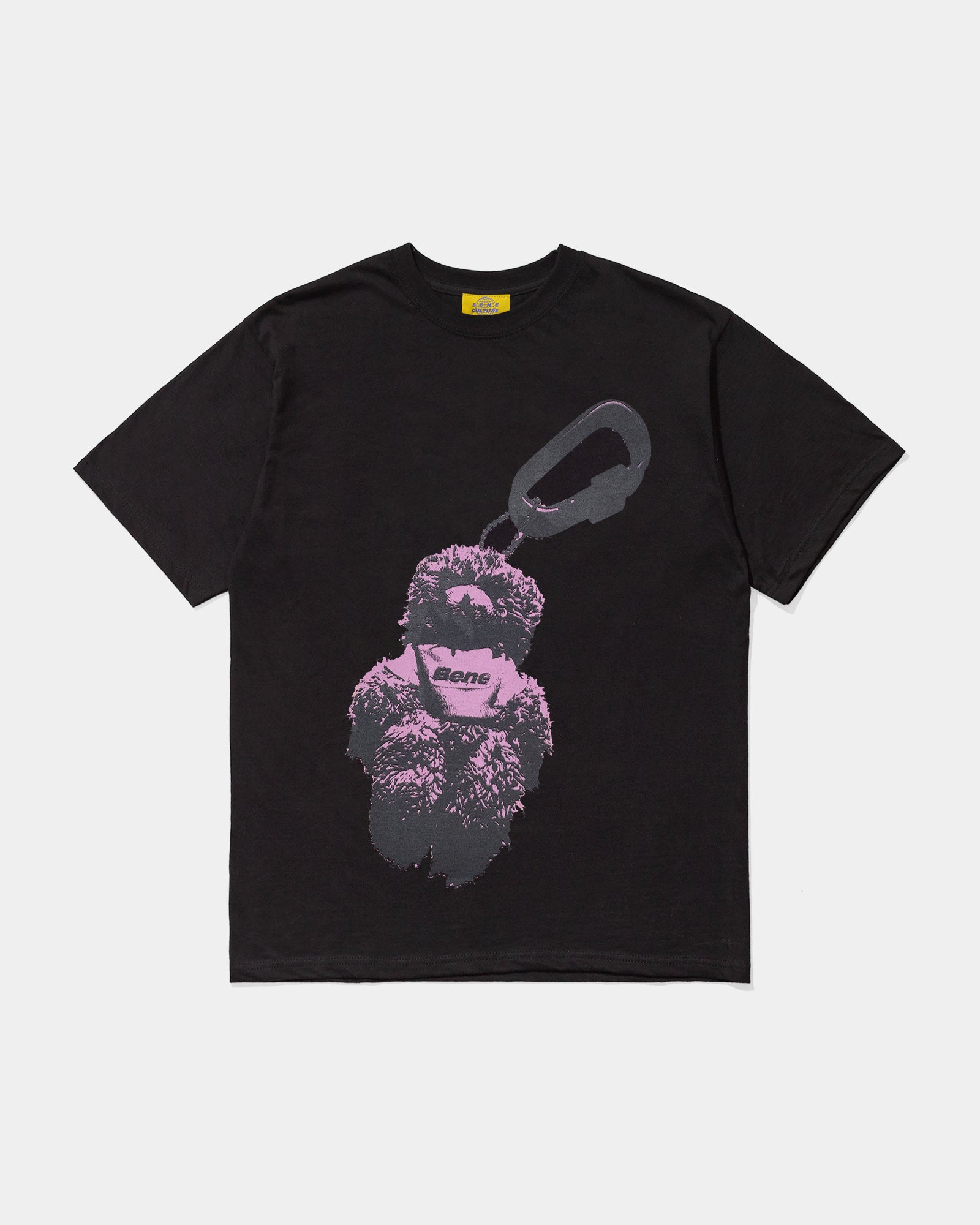 Bene Bear Keyring T-Shirt (Black)