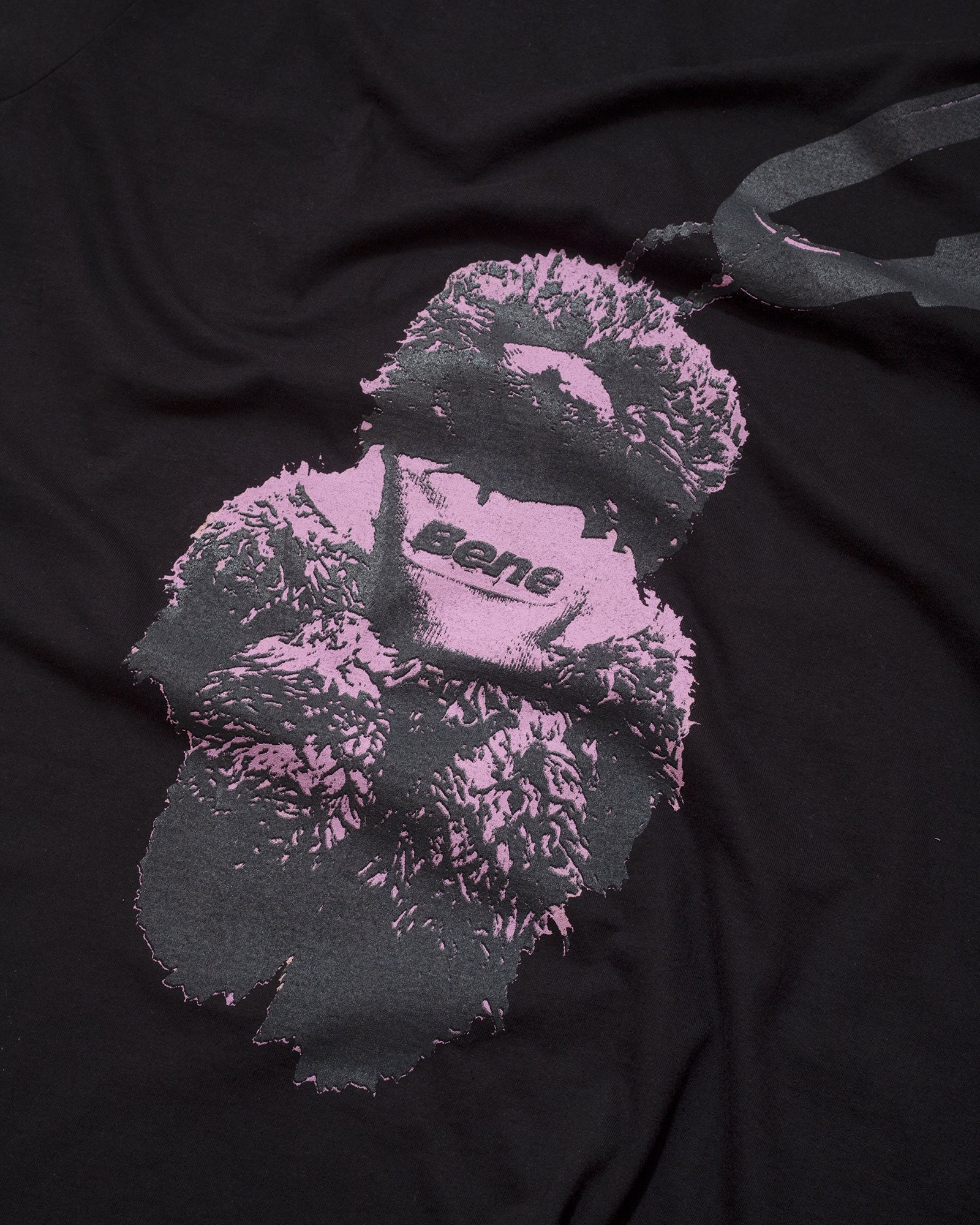 Bene Bear Keyring T-Shirt (Black)