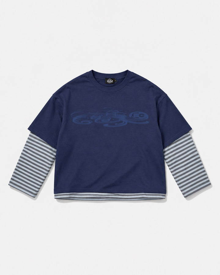 Memories Long Sleeve T-Shirt (Navy)