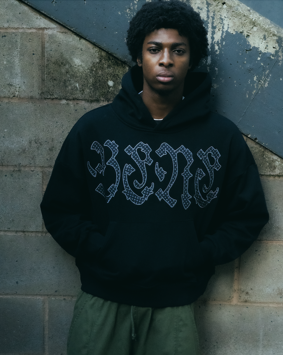 Star Polka Dot Hoodie (Black)